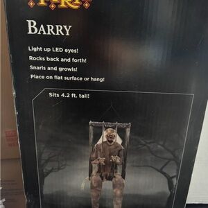 Barry Animated Halloween Prop with LED Eyes